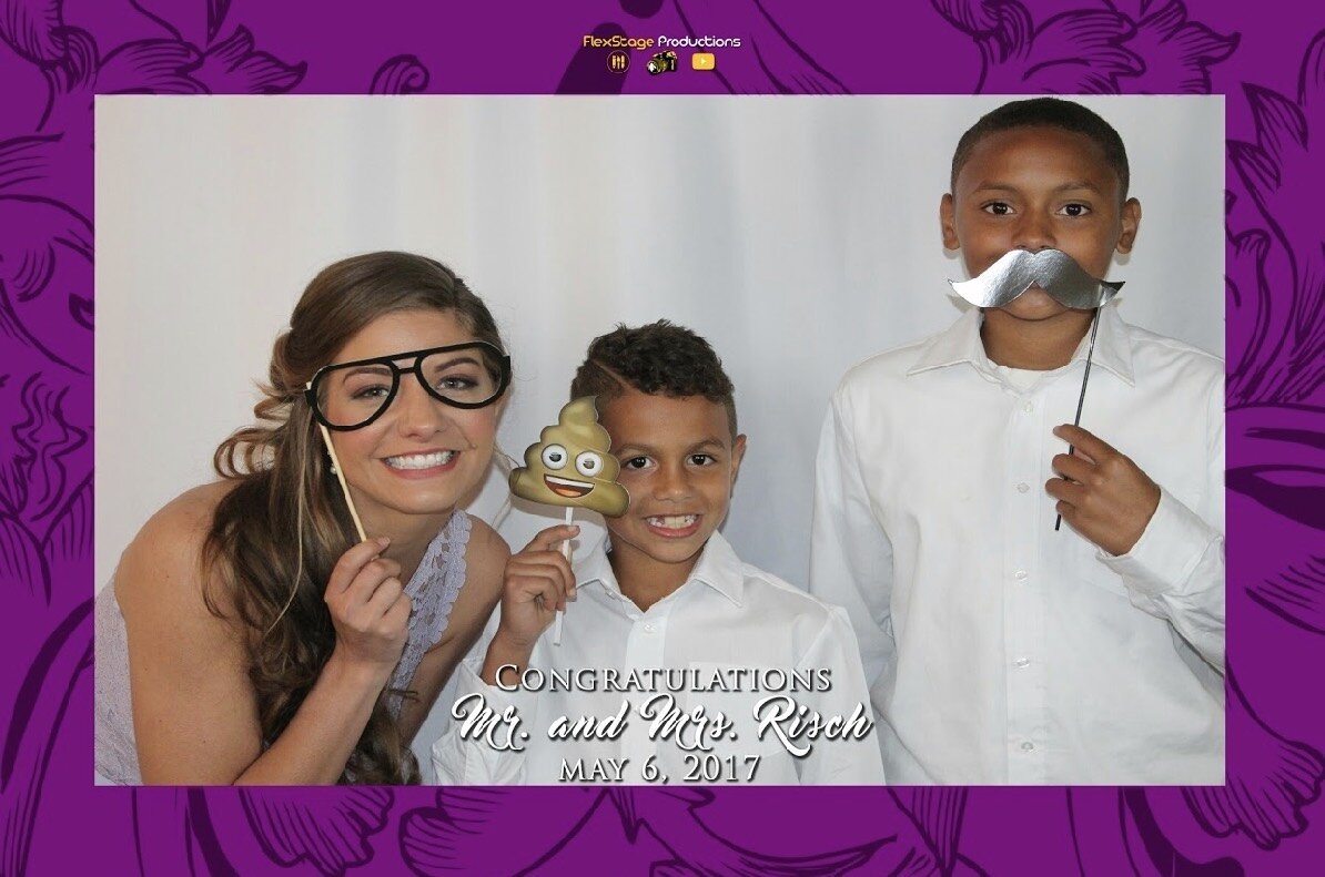 Congratulations Mr. and Mrs. Risch!
#flexstagephotobooth #photobooth #photo #photography #congratulations #wedding #reception #poop #mustache