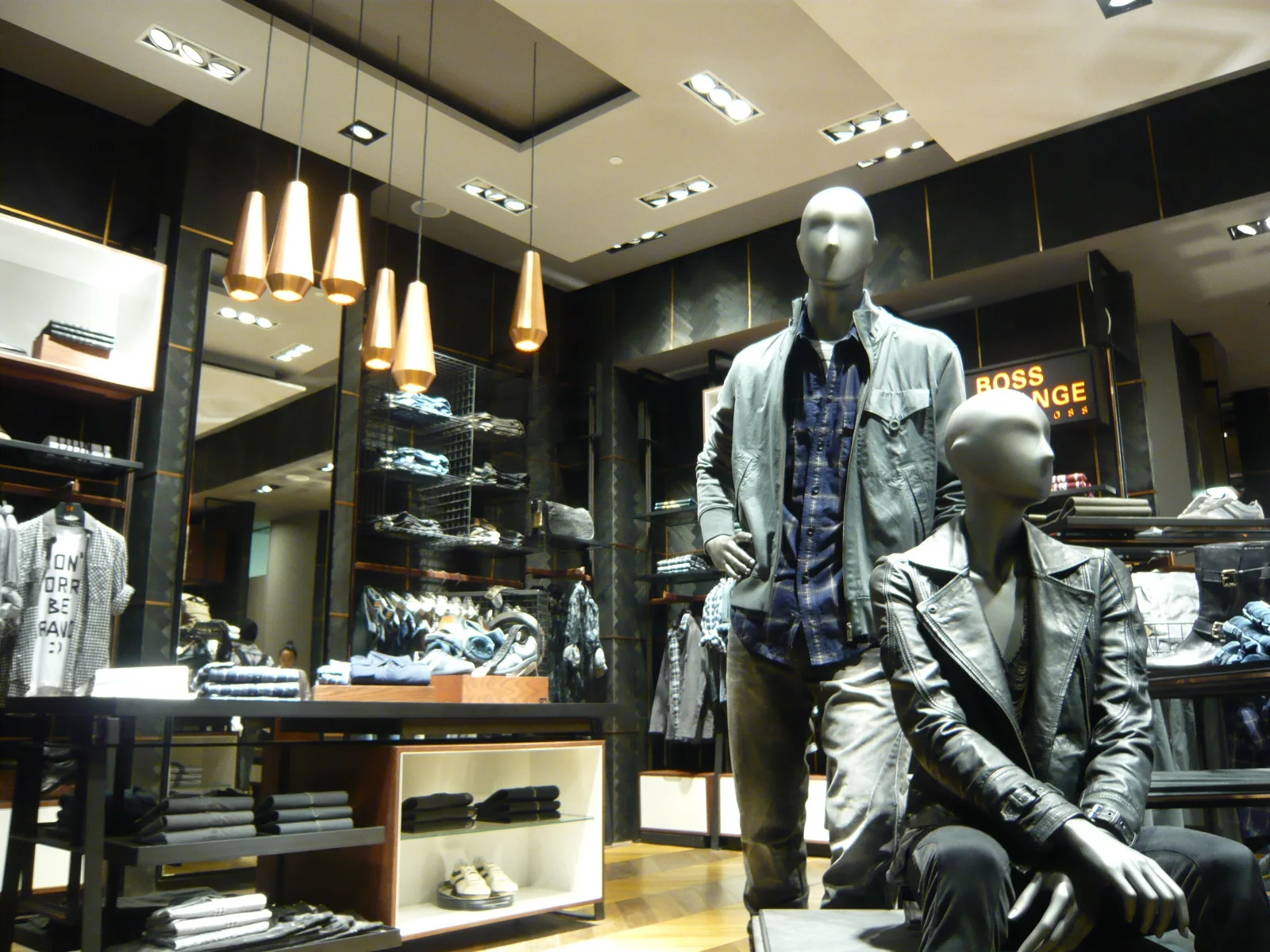 Copper Lights For Hugo Boss Stores David Derksen Design