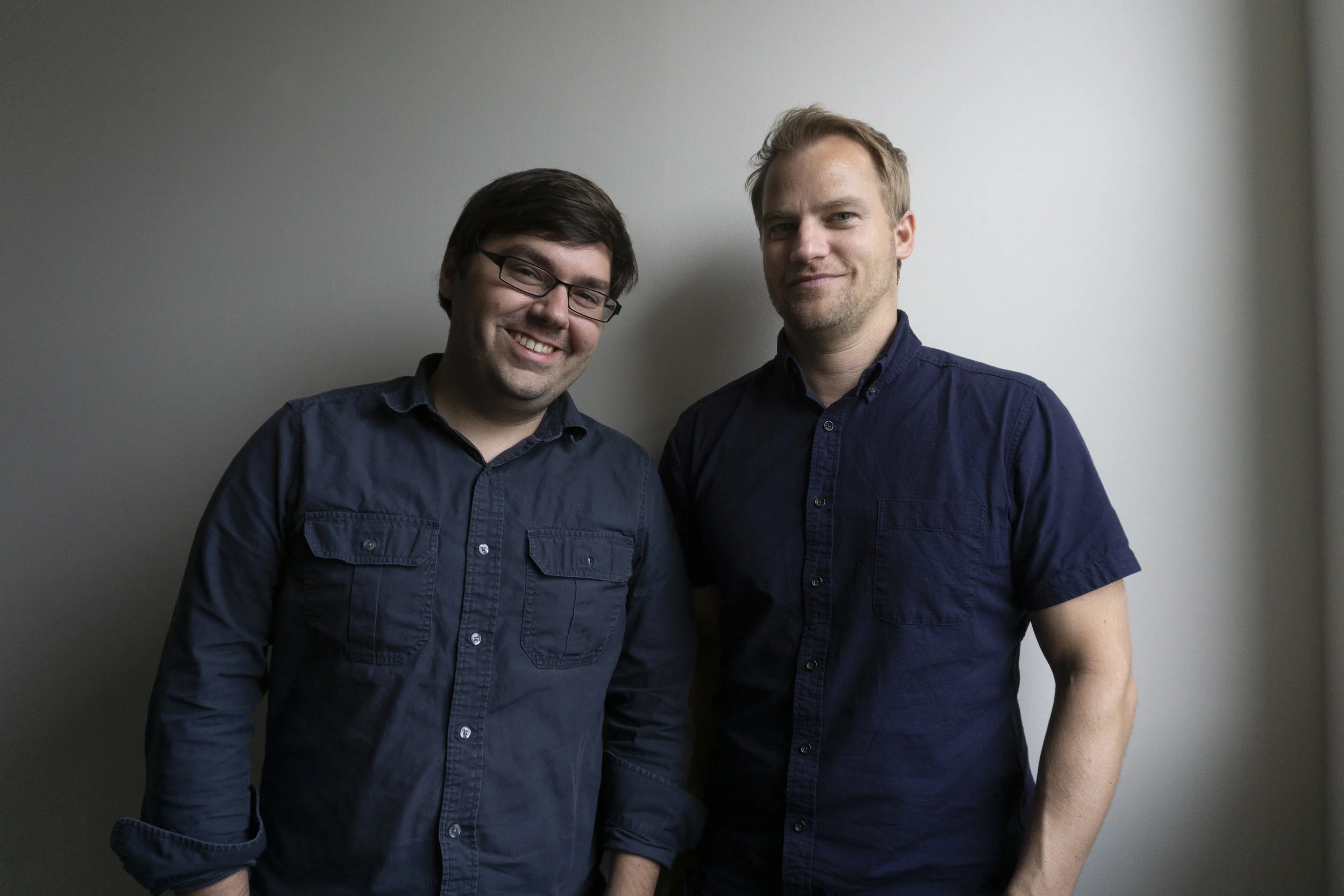 Justin Bajan (left) and Dustin Artz recently launched Familiar Creatures creative agency.