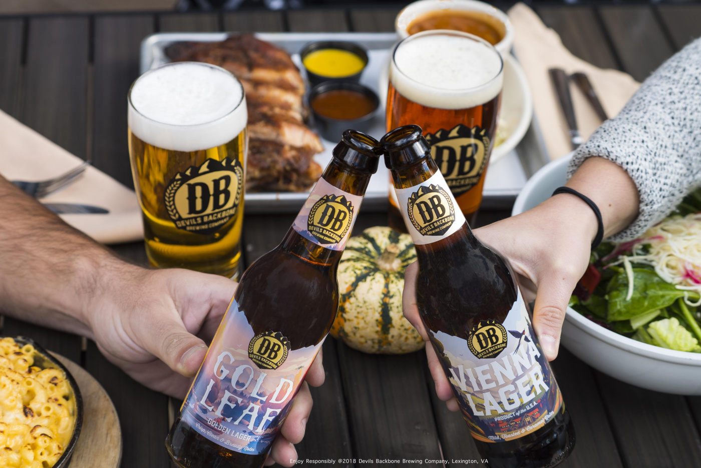 Devils Backbone brewery with packaging by Familiar Creatures
