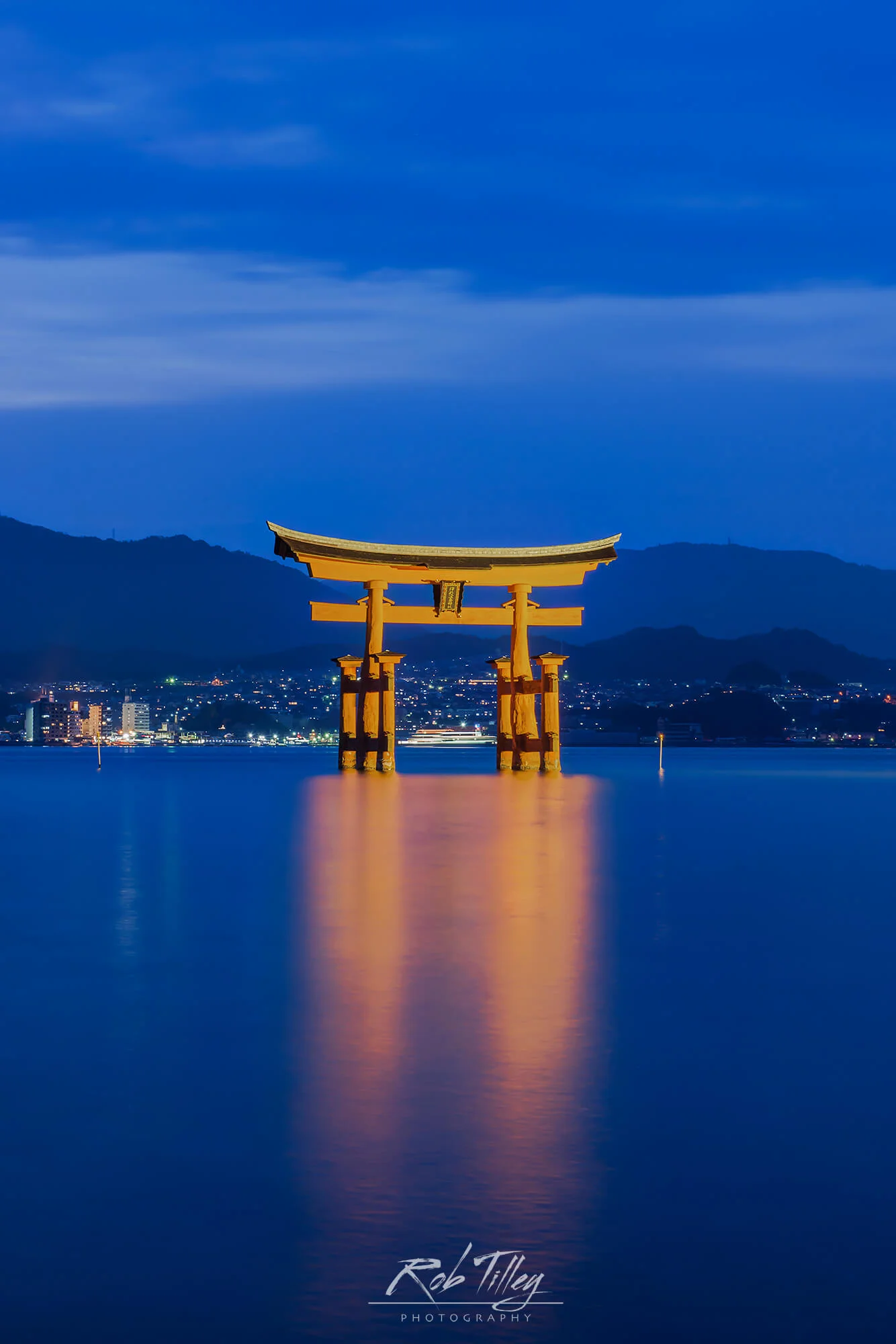Twilight Miyajima Torii Gate II