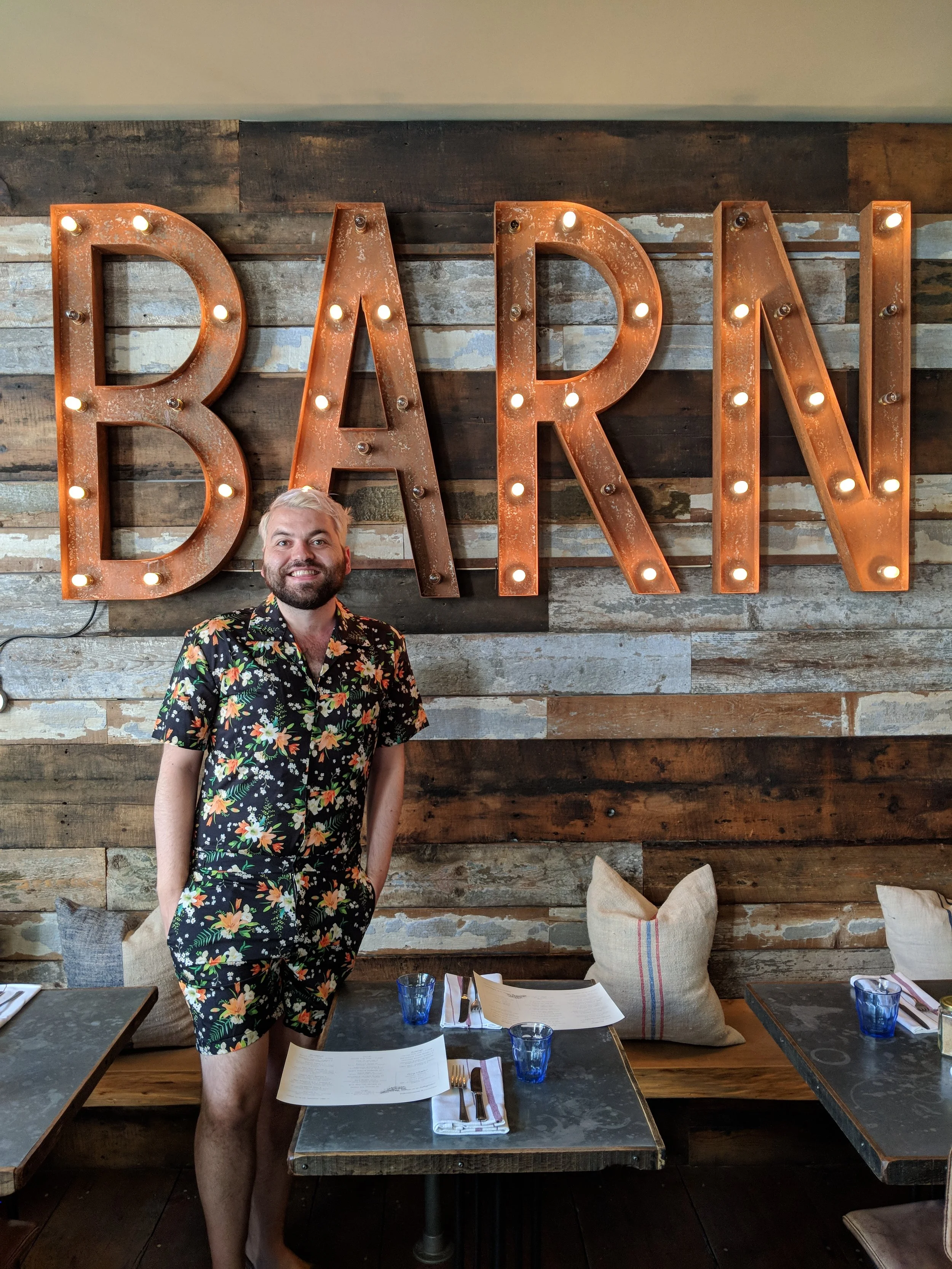 Seeing as the place is a bit quirky I felt brave enough to wear my romper for the first time! 