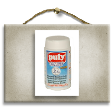 Puly Cafe cleaning tablets for automatic machines100 x 1 g - £9.22+VAT60 x 2.5 g - £9.22+VAT