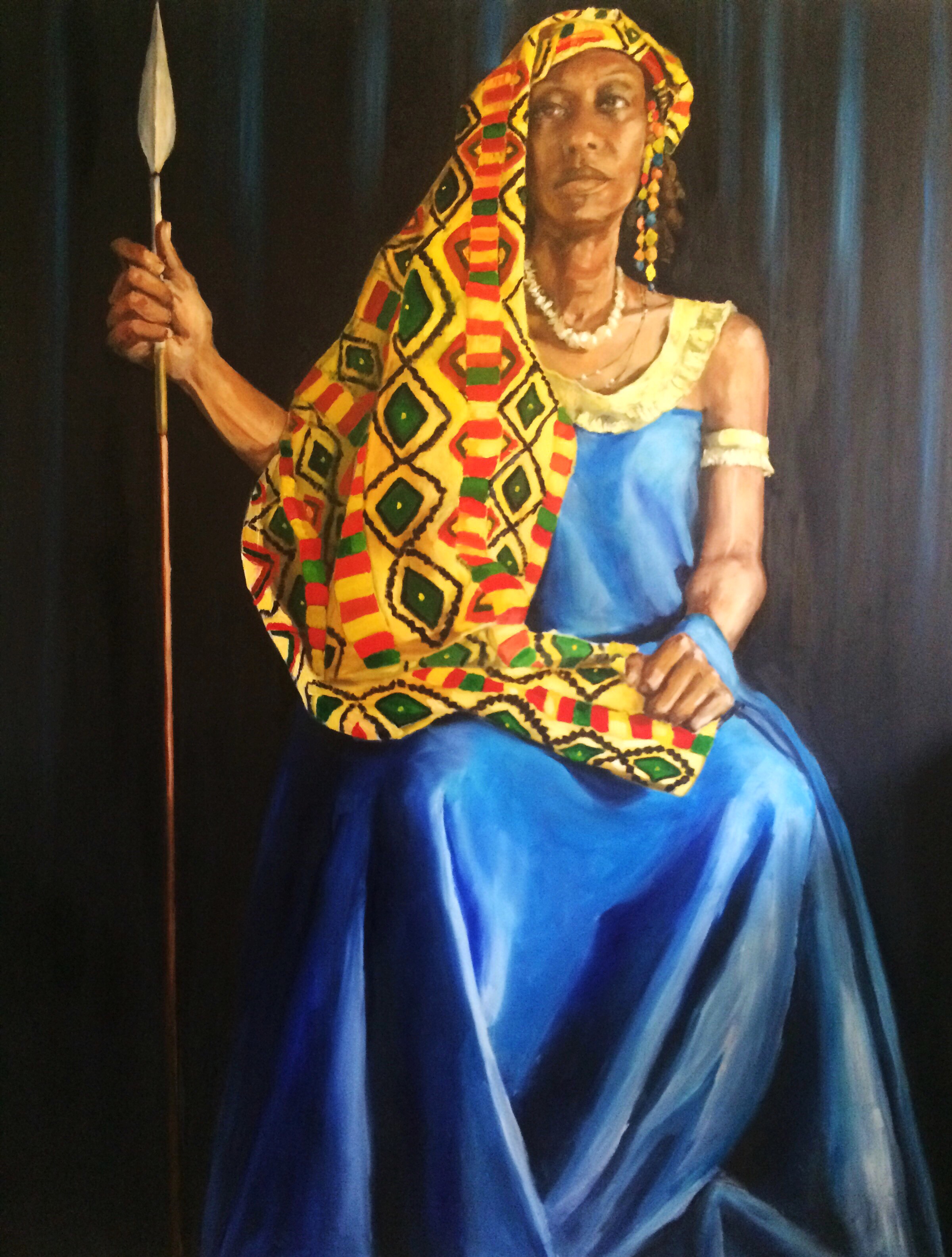 Shanna as Queen Yaa Asantewaa