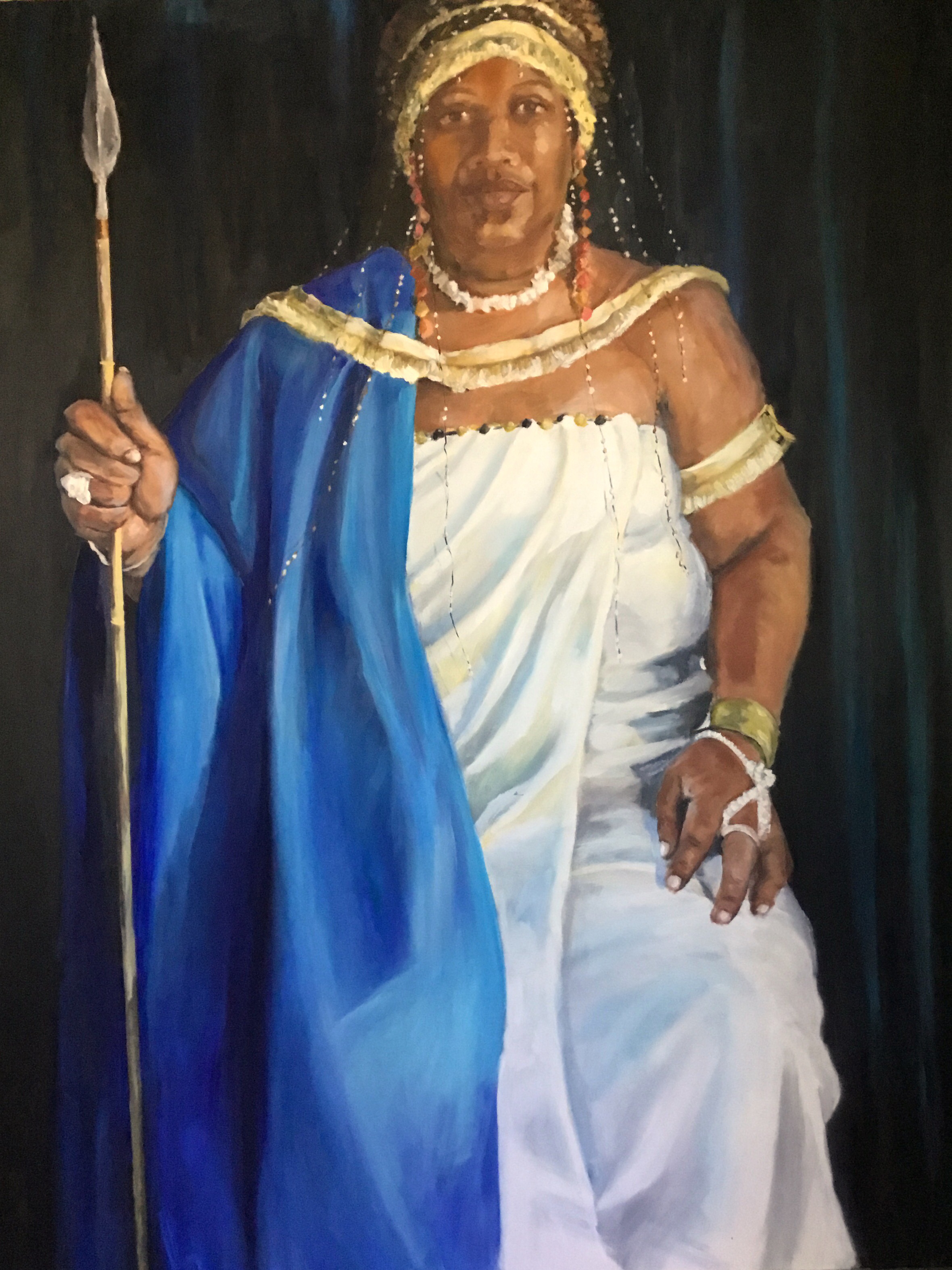 Cynthia as Queen of Ethopia (332 BC)