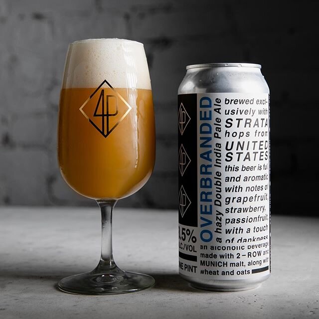 🔶CAN RELEASE🔶
.
OVERBRANDED STRATA | DIPA 8.5%
.
Tomorrow we&rsquo;re releasing a brand new variant in our single hop DIPA series, exclusively featuring STRATA hops. OB STRATA is thick, and aromatic with notes of Citrus, Passion Fruit, Mango, Straw