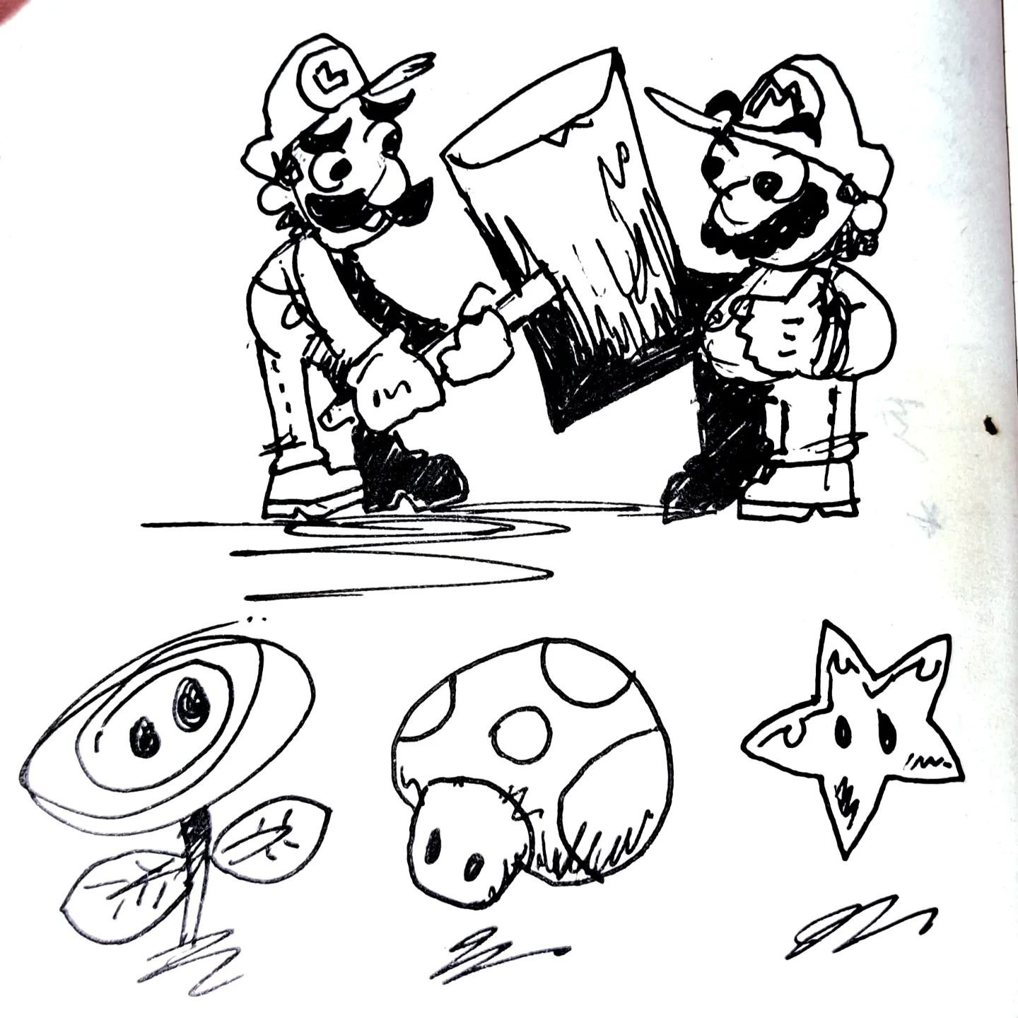 Mustachio Siblings

#marioandluigi #brothership #marioandluigibrothership #marioandluigisuperstarsaga #mariobros #supermariobros #mario #luigi #sketch