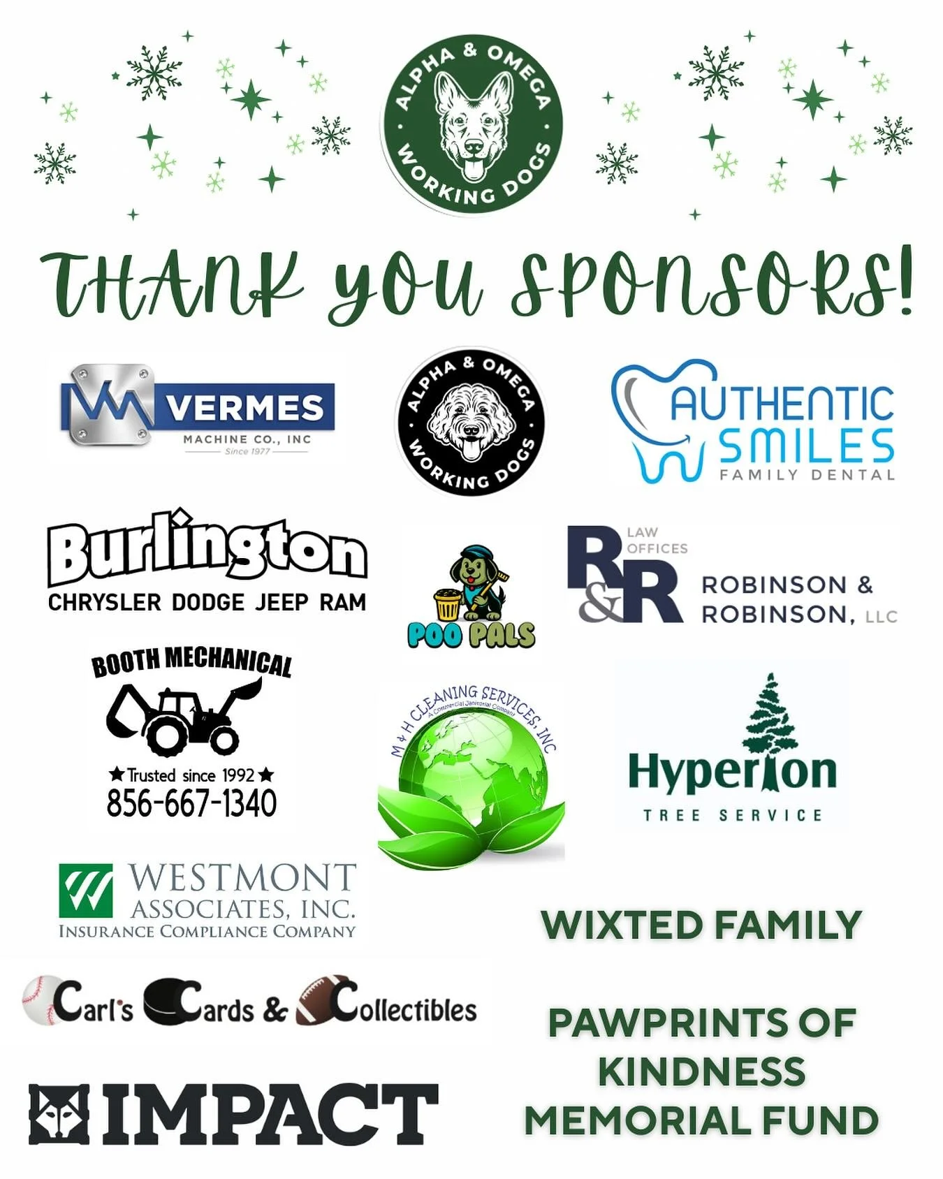 ⏰💨 SPONSOR DEADLINE: NEXT MONDAY, November 24th, 2025 🚨

Bark &amp; Bowl is rapidly approaching, and we are still seeking sponsors! If you or someone you know is interested in supporting our efforts, please act immediately 💥 

All sponsor payments