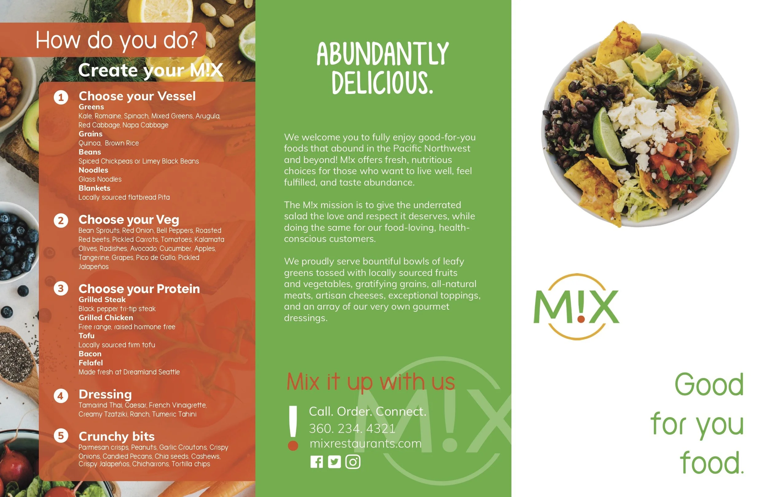 *Back of the M!X menu