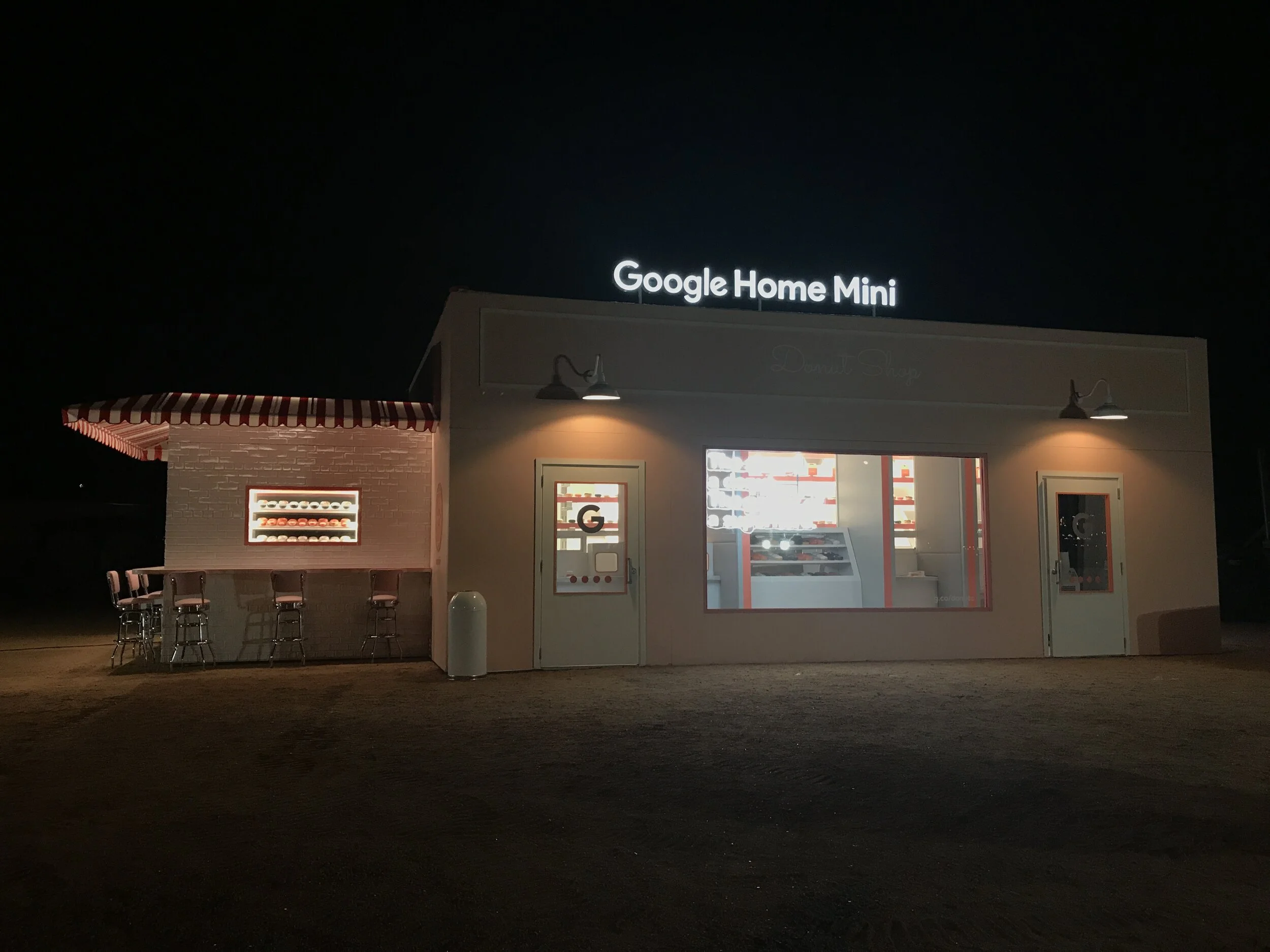 GOOGLE HOME MINI DONUT TOUR