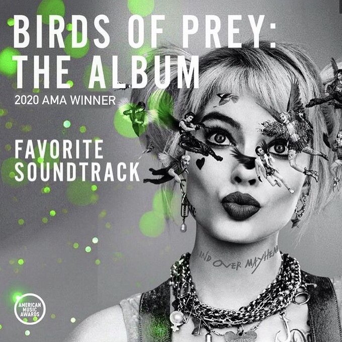 Hit Me With Your Best Shot” wins AMA on Birds Of Prey Soundtrack — ADONA