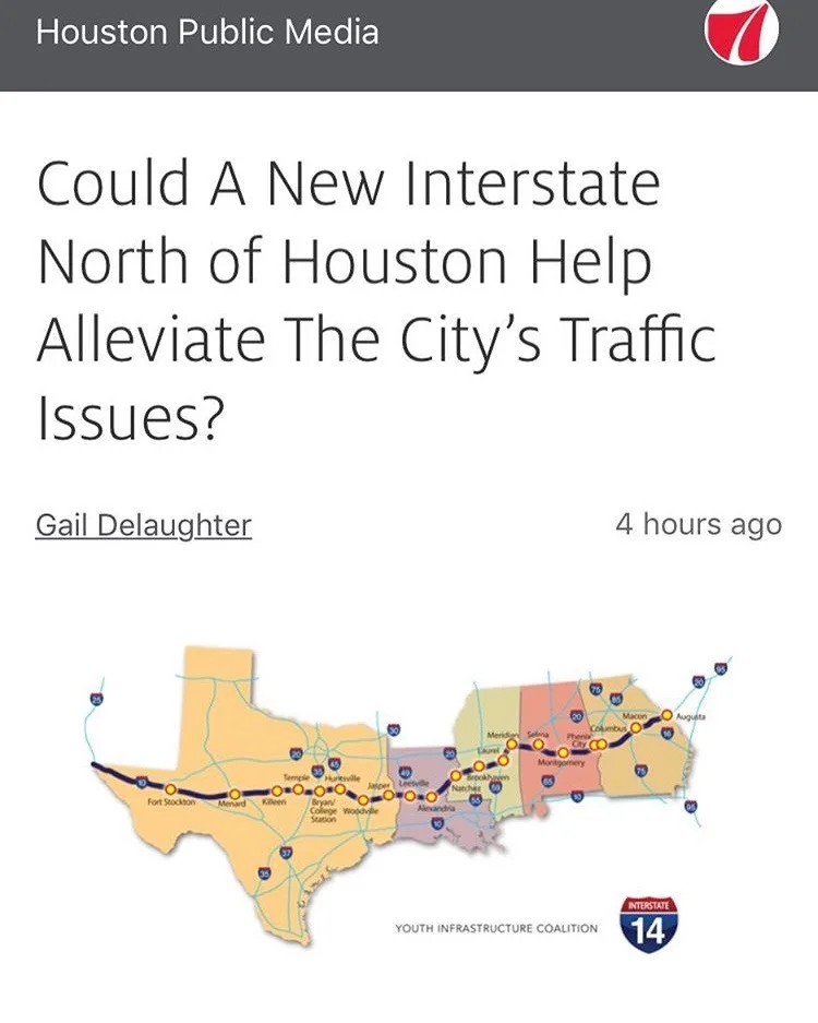Houston Public Media Shares How I-14 Could Help Alleviate the City's Traffic Issues