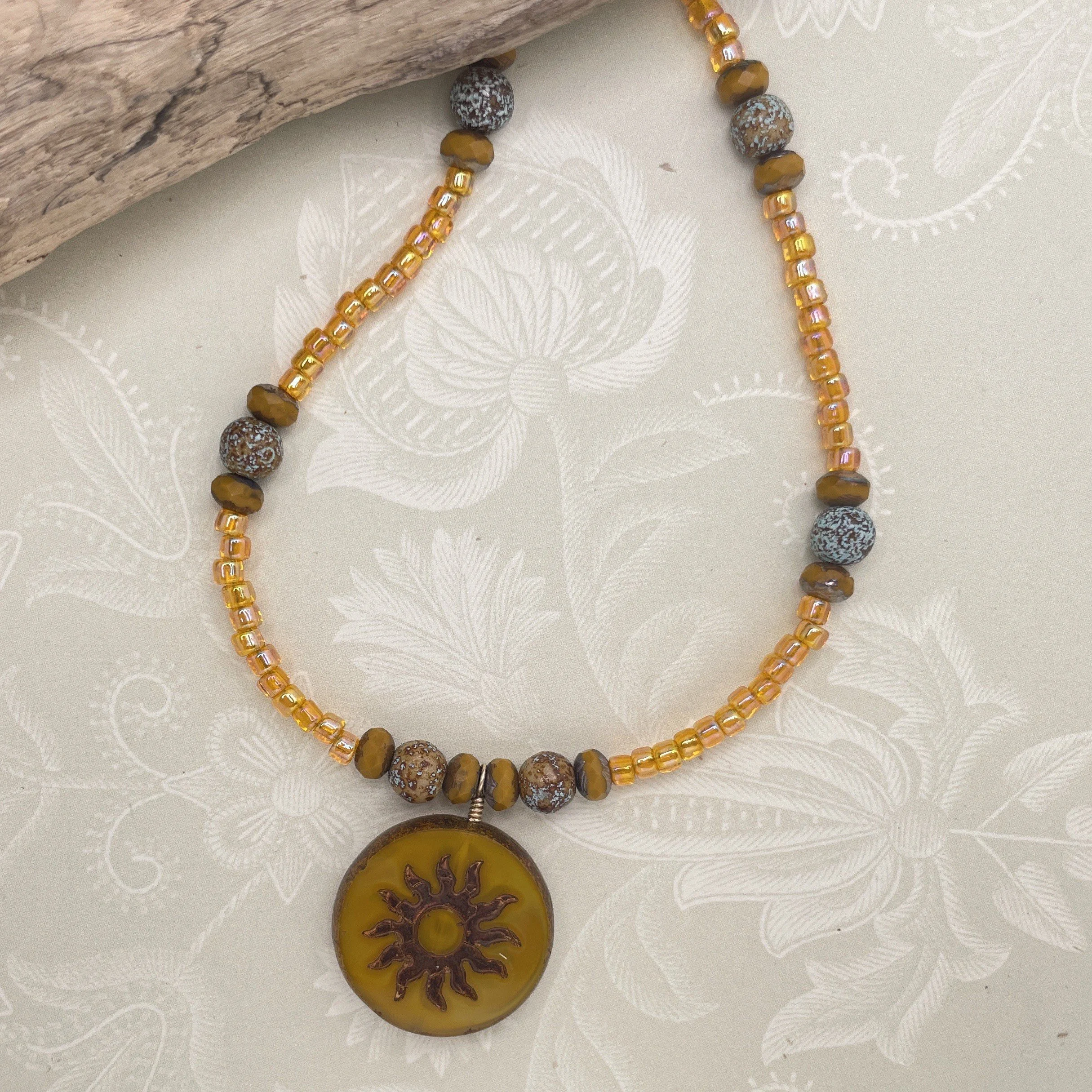【FLAREUP】24FW★ Braided Handmade Necklace Solar Flare Necklace Kit — ABOCA Beads