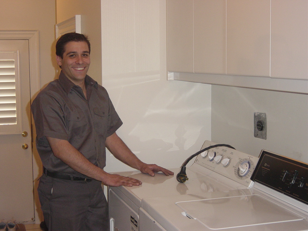 Our friendly, courteous technician carefully disconnects your dryer from the power source and venting system.