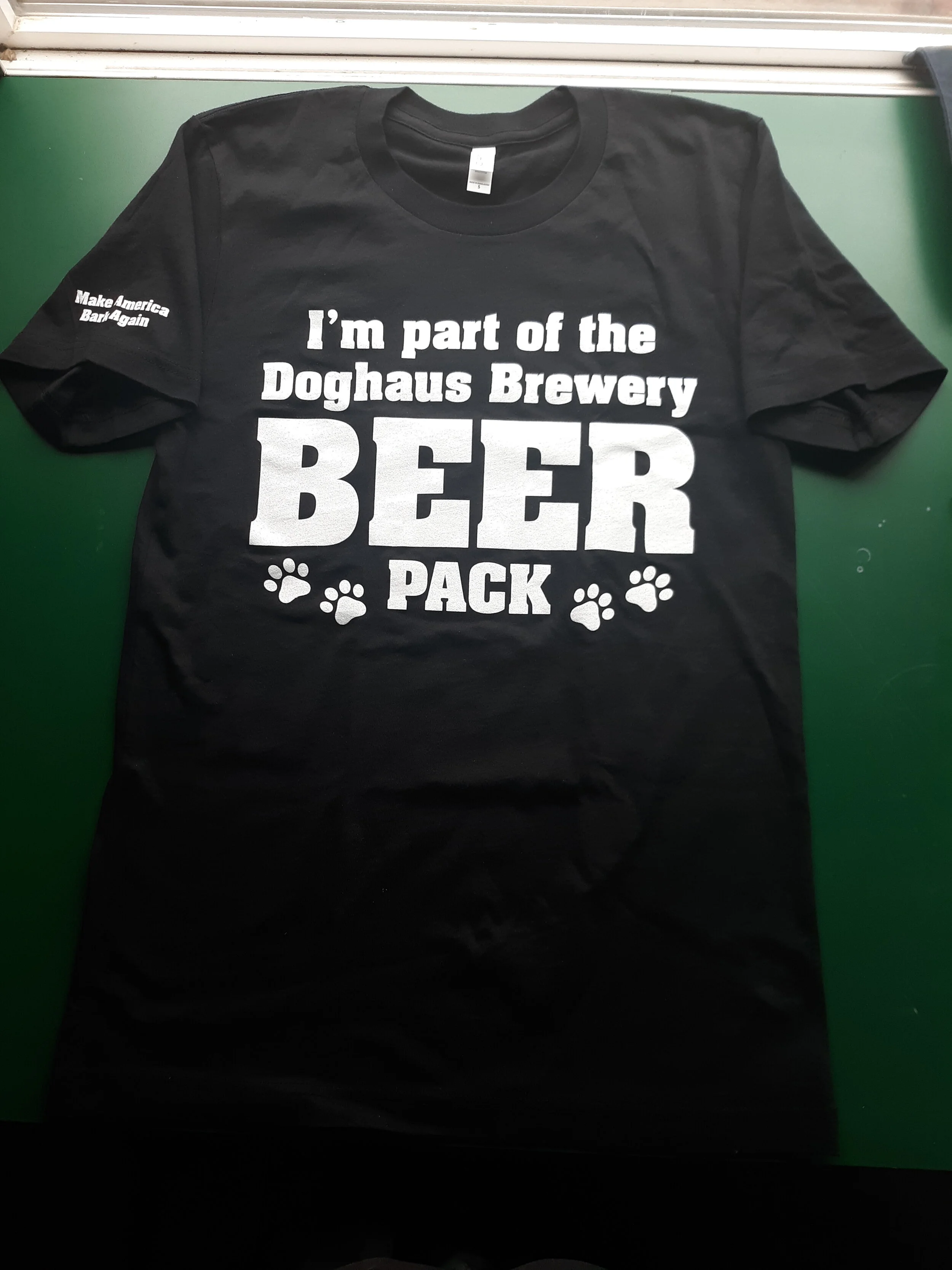 Dog Pack club t-shirts. Included with first year membership!