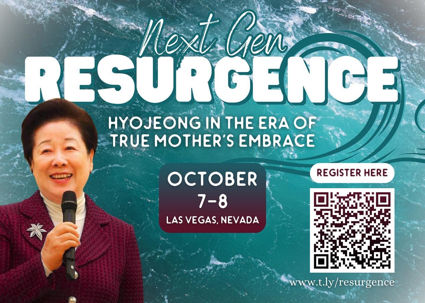 True Mother is coming to Las Vegas 💙
⠀⠀⠀⠀⠀⠀⠀⠀⠀
If you haven&rsquo;t heard yet, True Mother wants share her heart with young Unificationists nationwide. You don&rsquo;t want to miss out on this unique opportunity to see and hear directly from her! 
⠀