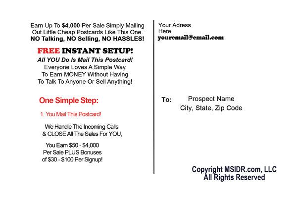 cheap postcard mailing