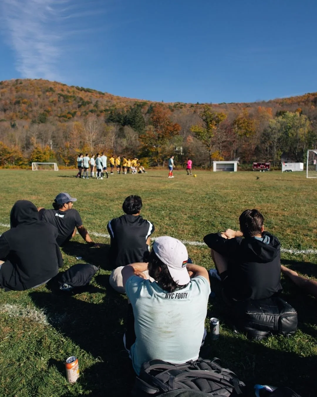 T- 2 weeks until we migrate north for the magic that is Footy Fest Catskills ⚽🐦🏔️

Picture this: You score a goal, look up, and BAM - actual mountains. Not buildings. ✨MOUNTAINS.✨

October 11th is almost here but will we see you there? Free Agents 