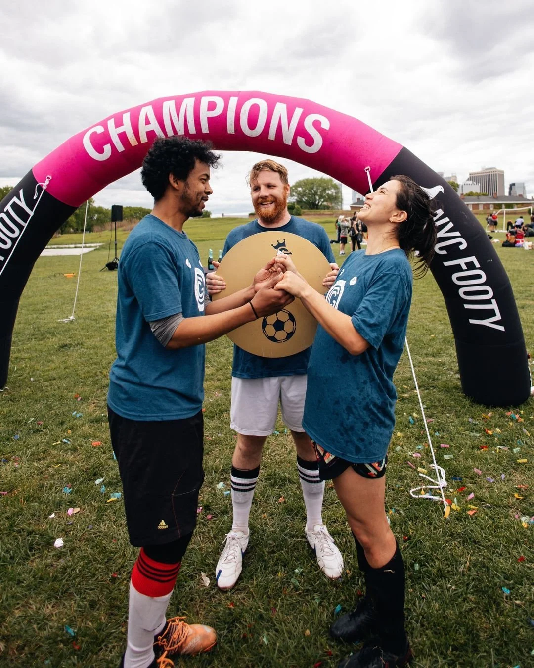 The ultimate assist? Ordaining your teammates&rsquo; wedding. 🙌 💍 ⚽️

#FootyFestCatskills