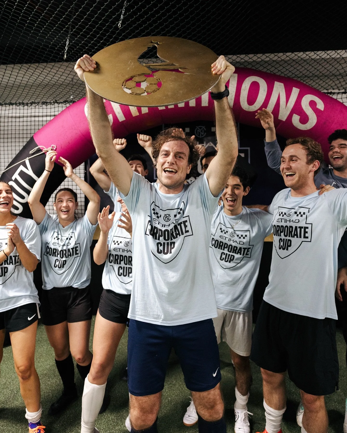 Putting in the work on &amp; off the pitch 💼⚽️ @ the Etihad Corporate Cup 🏆

@etihad, @newyorkcityfc, @socceroof (Wall St), and @nycfootyofficial came together this weekend to create a tournament worth bragging about to your co-workers (the ones wh