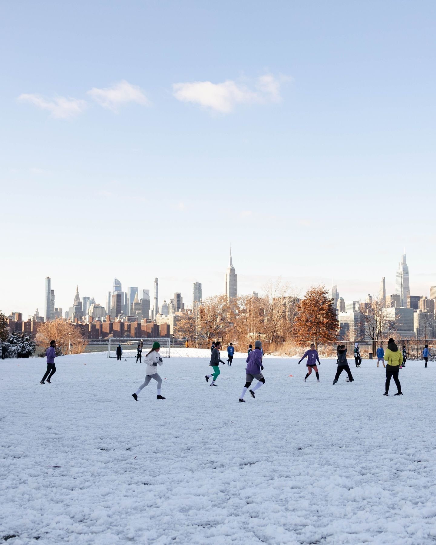 Snowy Soccer Sundays at 📍@bushwickinletpark

⚽  @nycfootyofficial