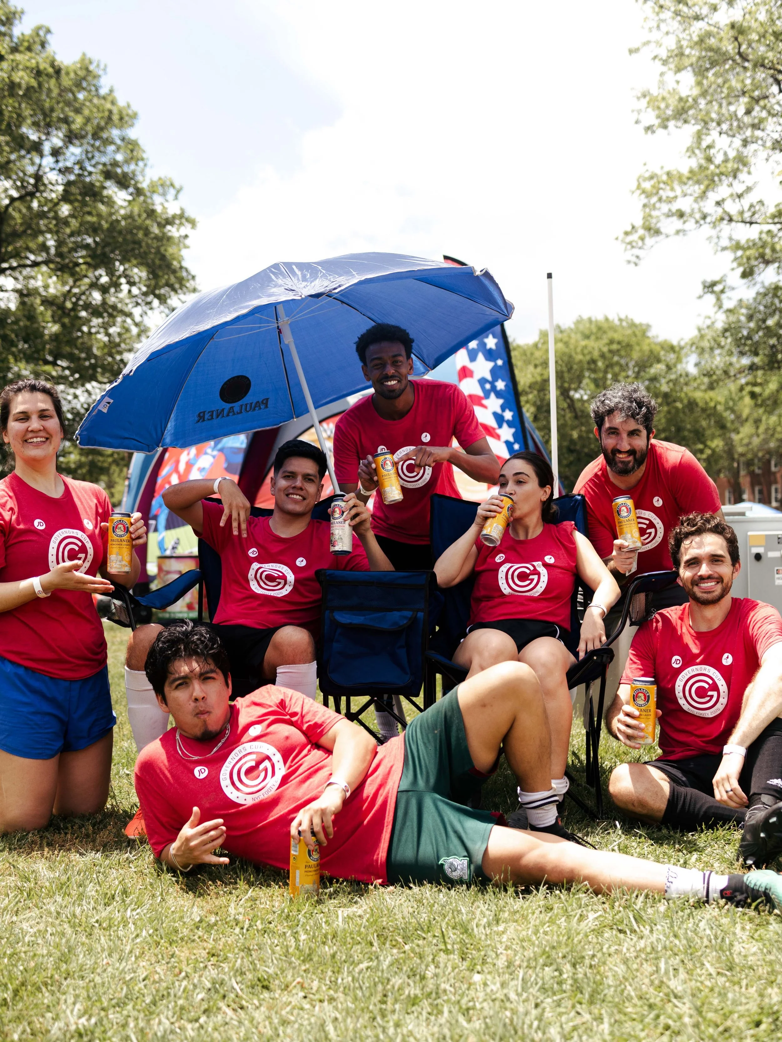 🎩 Hats off and 🍻 @paulaner 's up to the eighth annual ⚽️Governor's Cup tournament! 

📸 Full photo drop coming soon