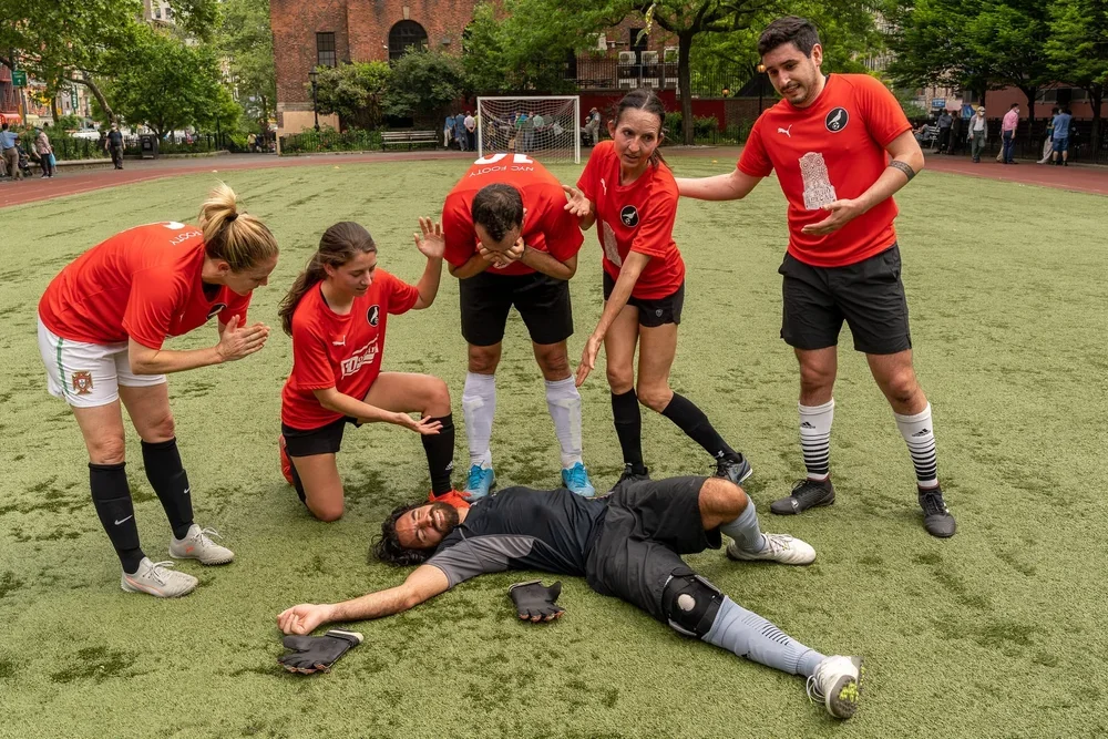 Chinatown NYC Footy game