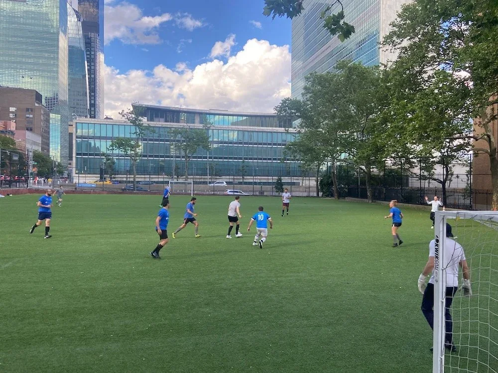 Robert Moses Playground NYC Footy Players