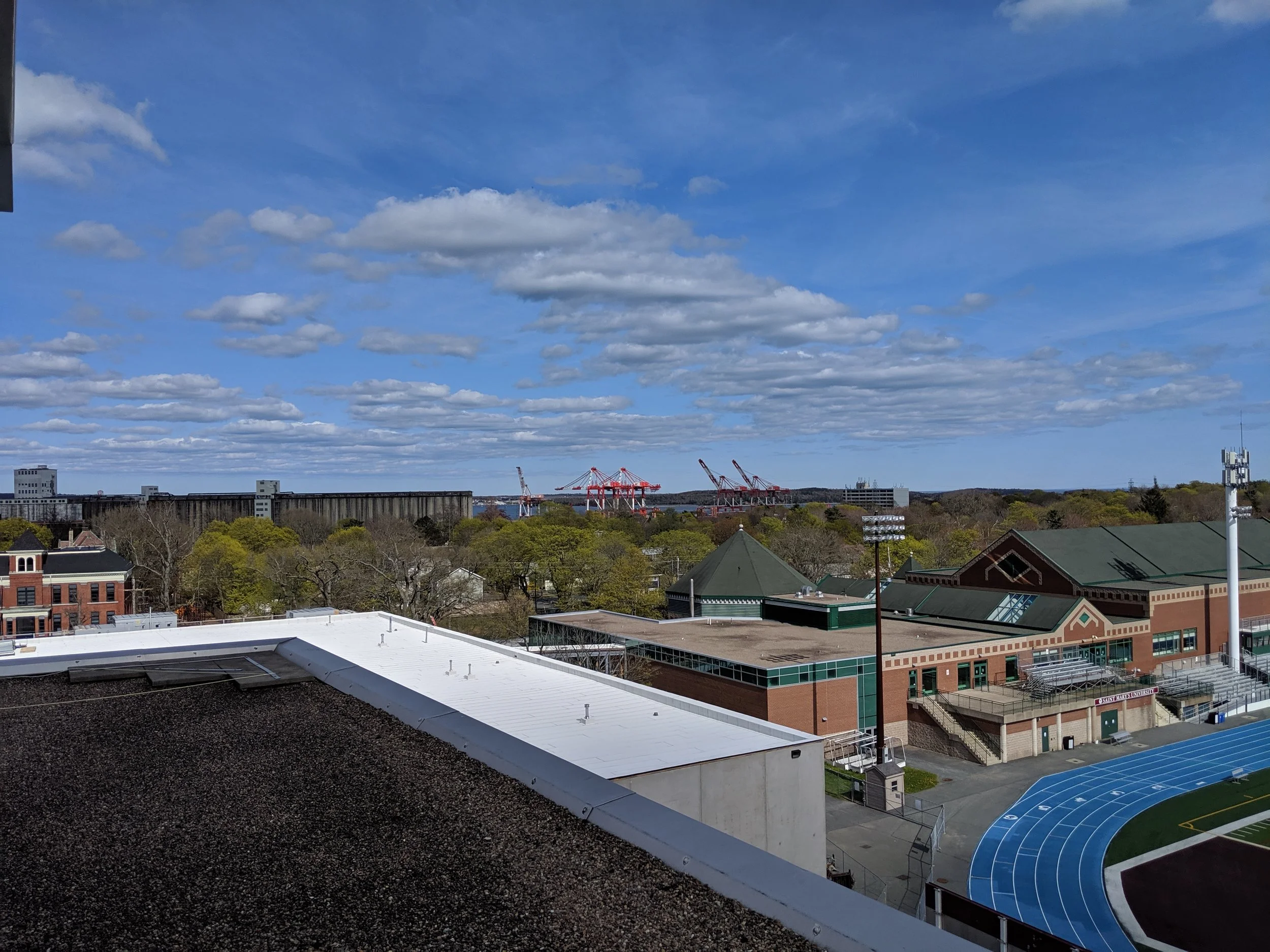 View of Halifax Harbour from the HaliFAQS sampling site