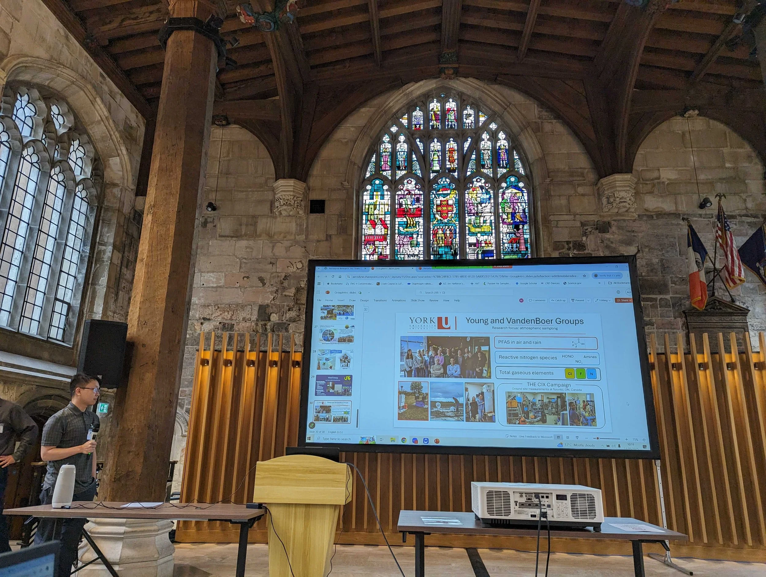  Stephen presenting at the CIMS Users Workshop in York, UK, May 2025 