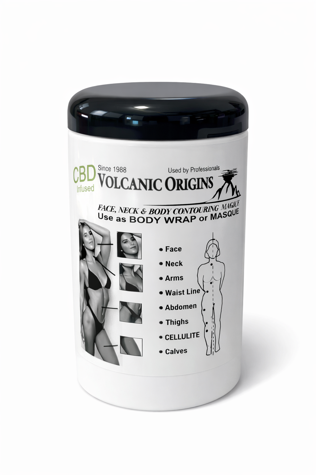 CBD Formula Large Volcanic Face & Body Masque