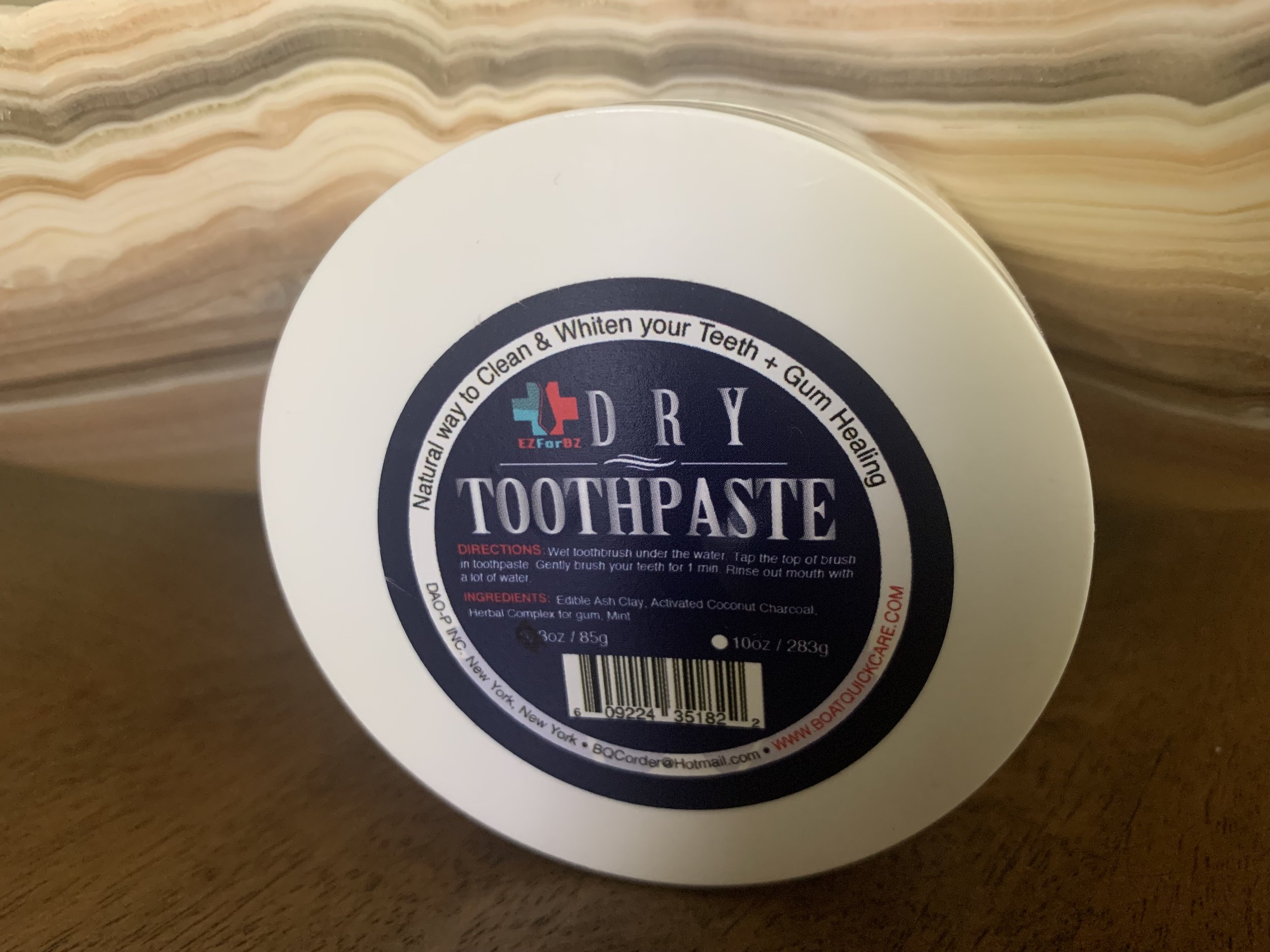 Dry Toothpaste — Volcanic Origins