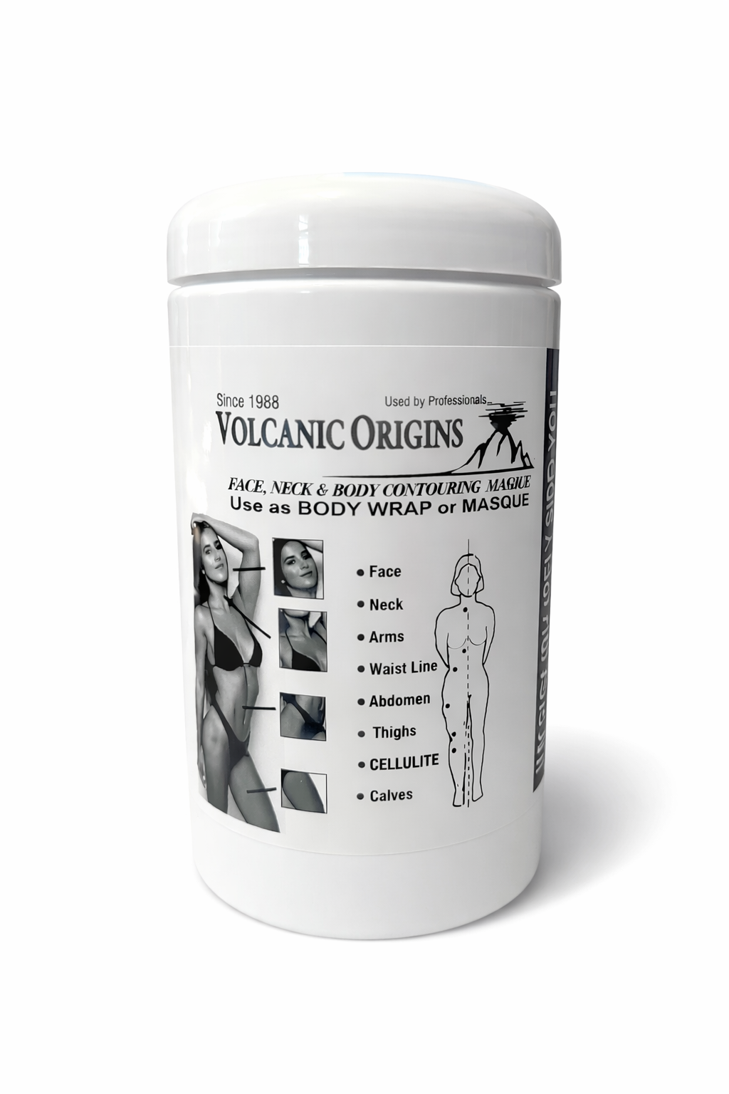 Volcanic Ash Clay Face & Body Masque - 36 oz, 12 units