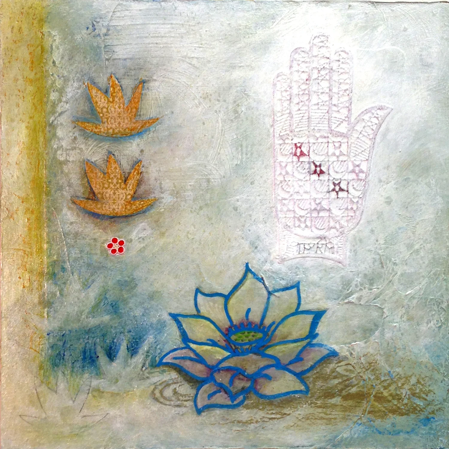 Hand and Lotus