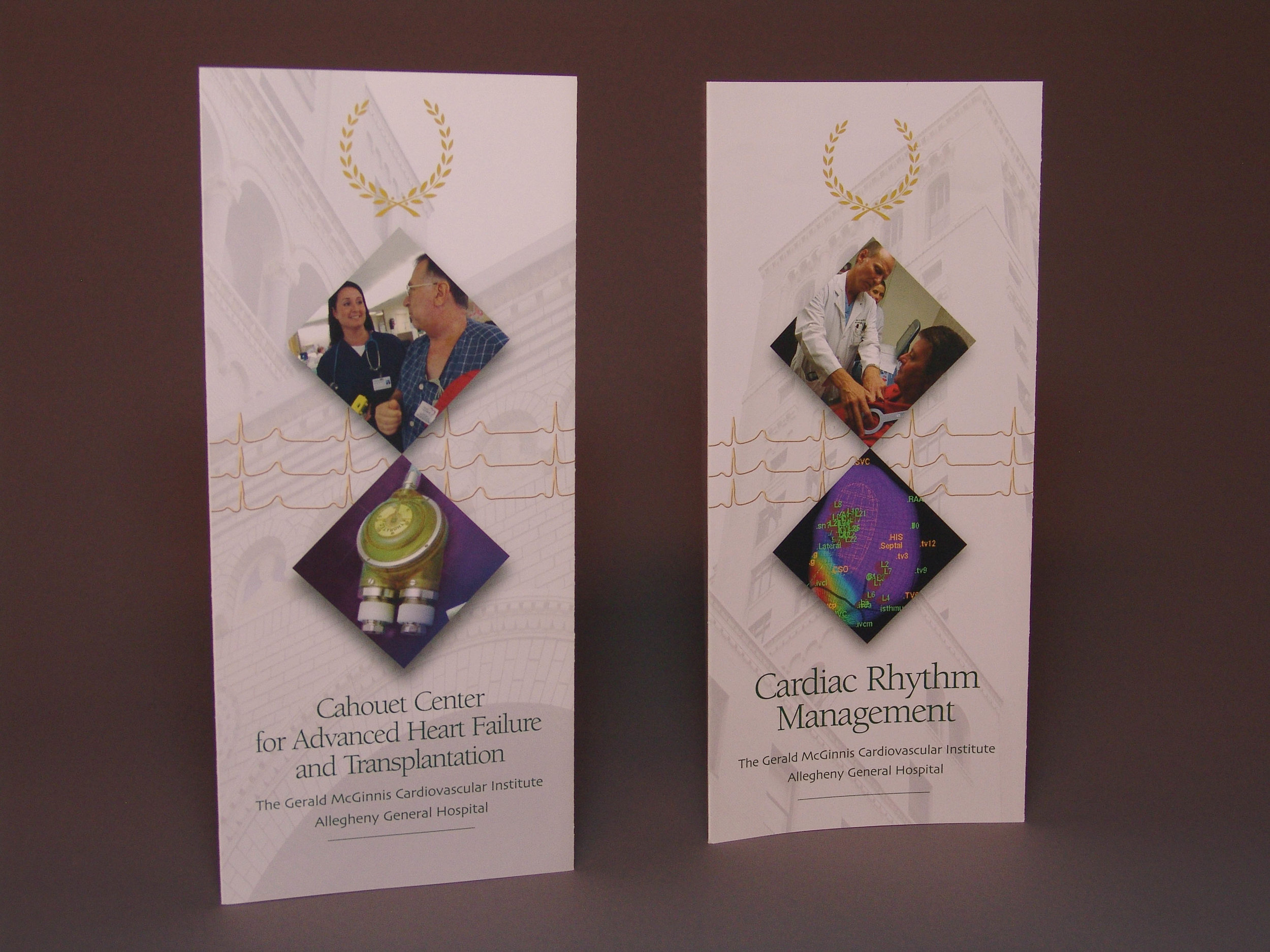  Allegheny Health Network cardiology specialties brochures. 
