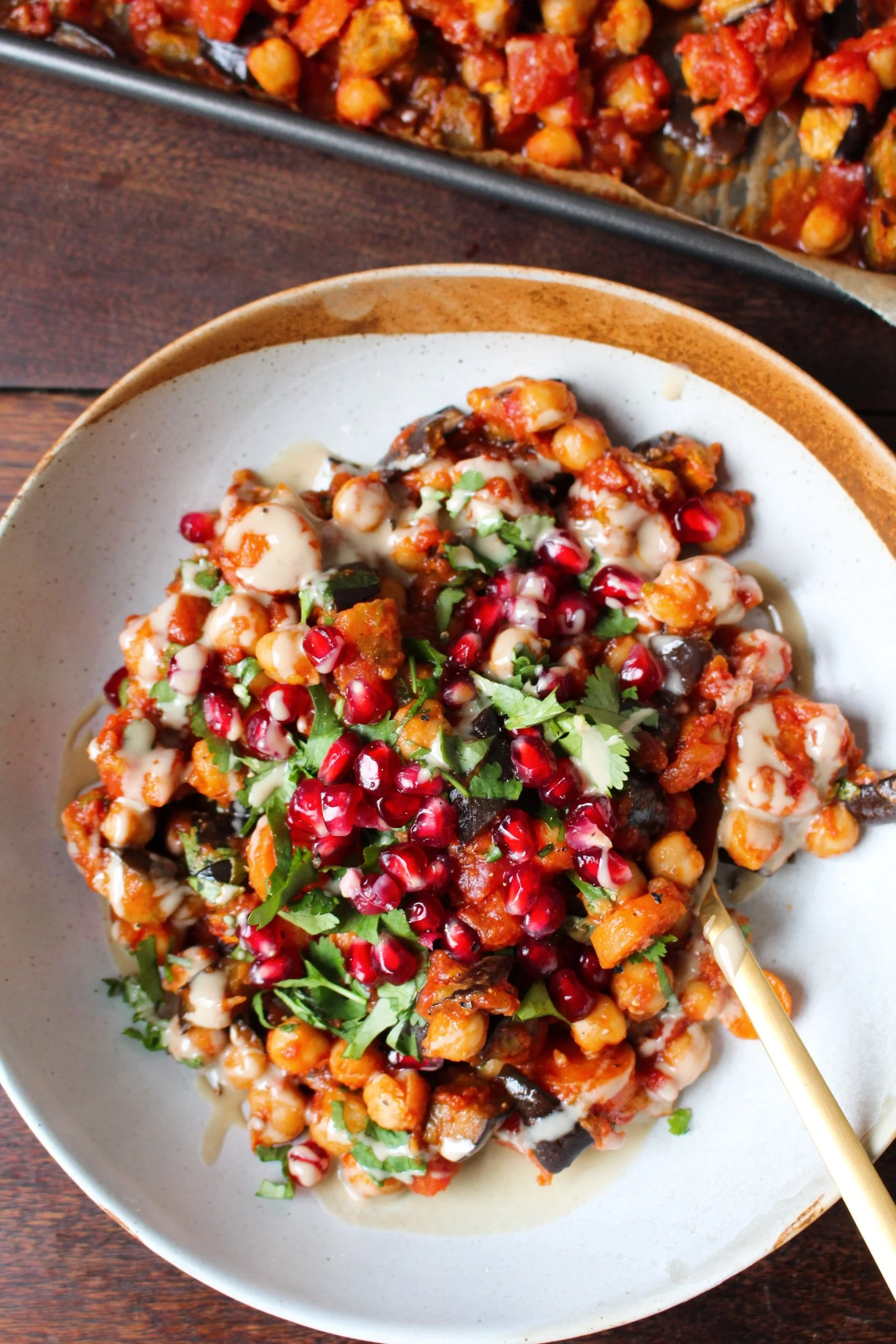 FESTIVE VEGETARIAN TRAY BAKE