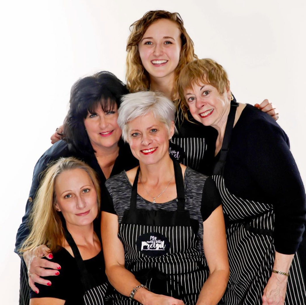 Kate Wilson and the My Pretty Little Pretzel team