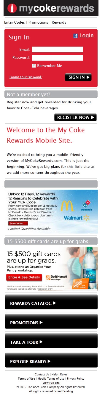 Mobile MCR (responsive)