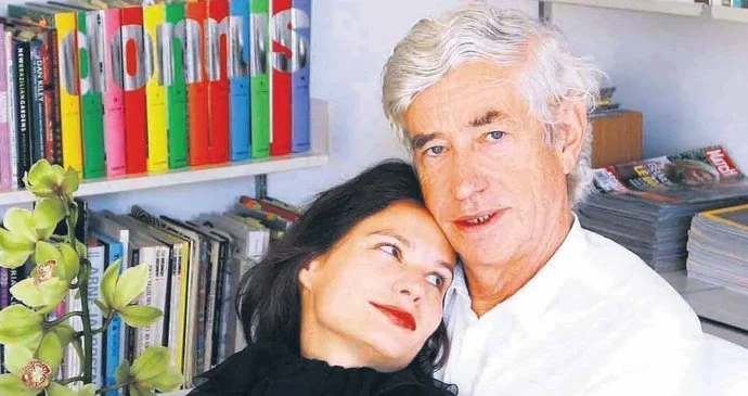 Eliška con suo marito, l'architetto Jan Kaplický 