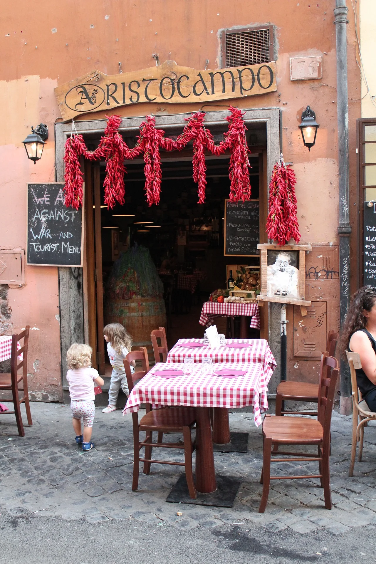 Una trattoria di Trastevere