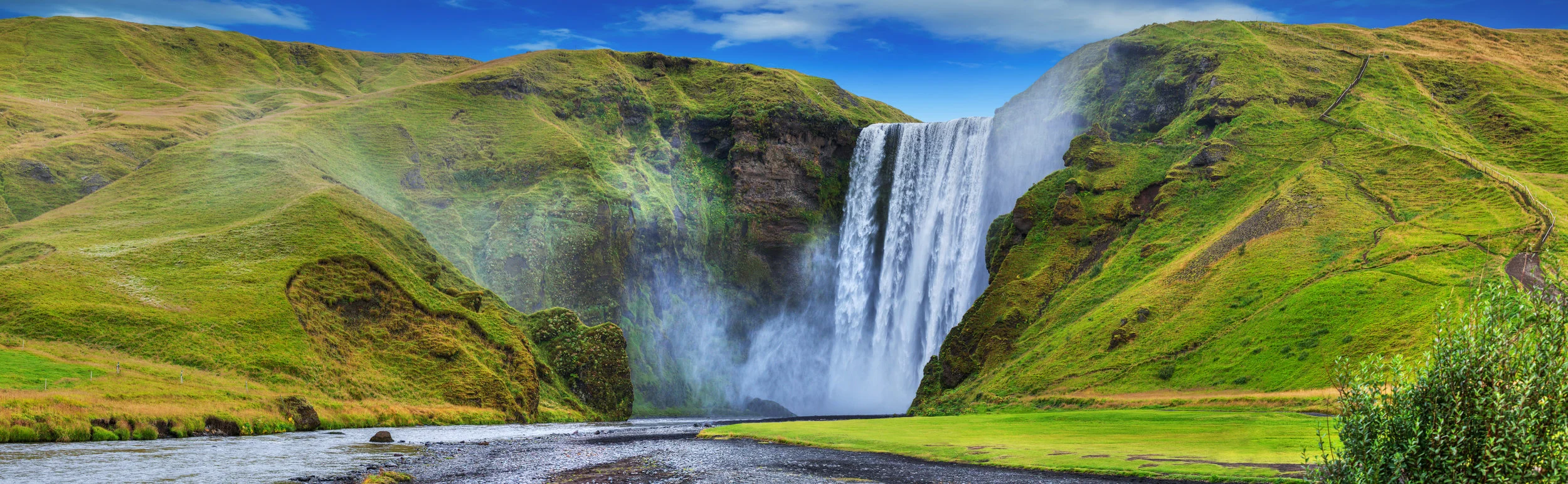 La cascata di Skógafoss