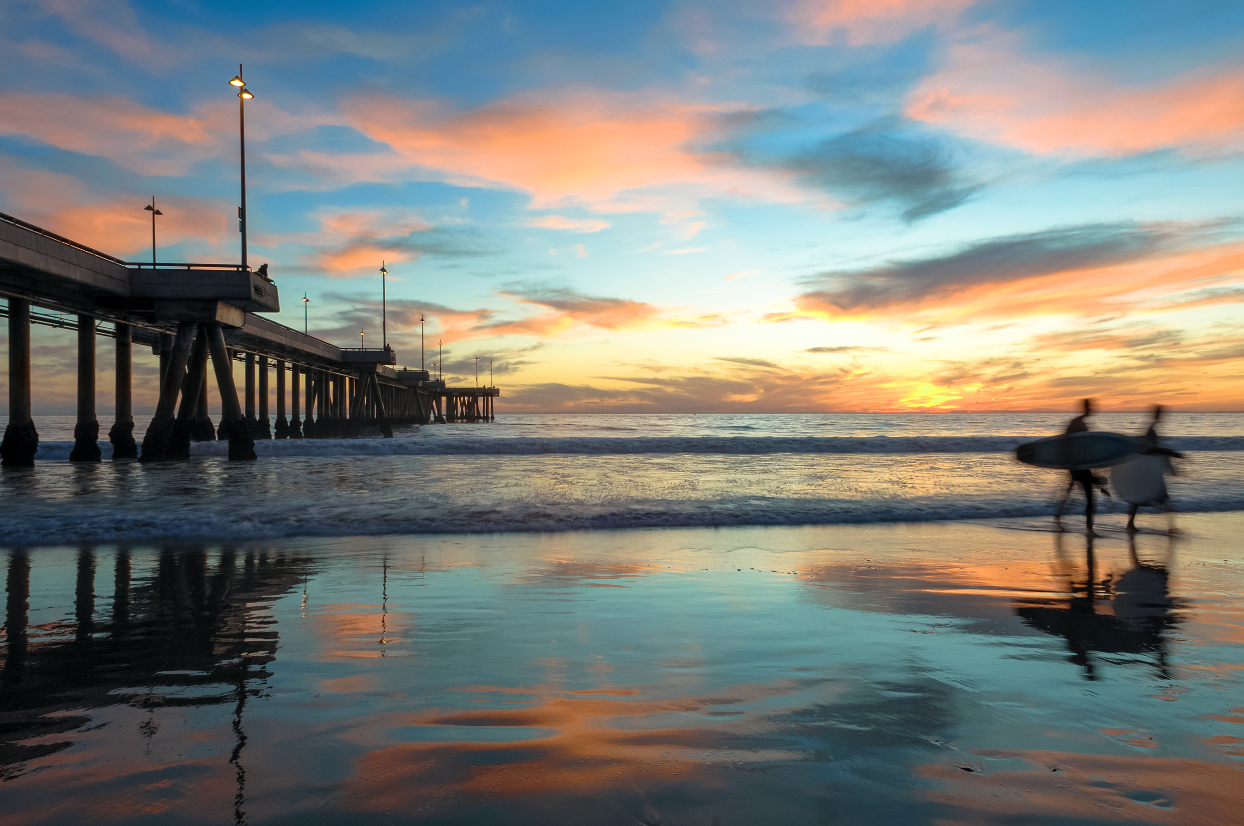 Tramonto a Venice Beach