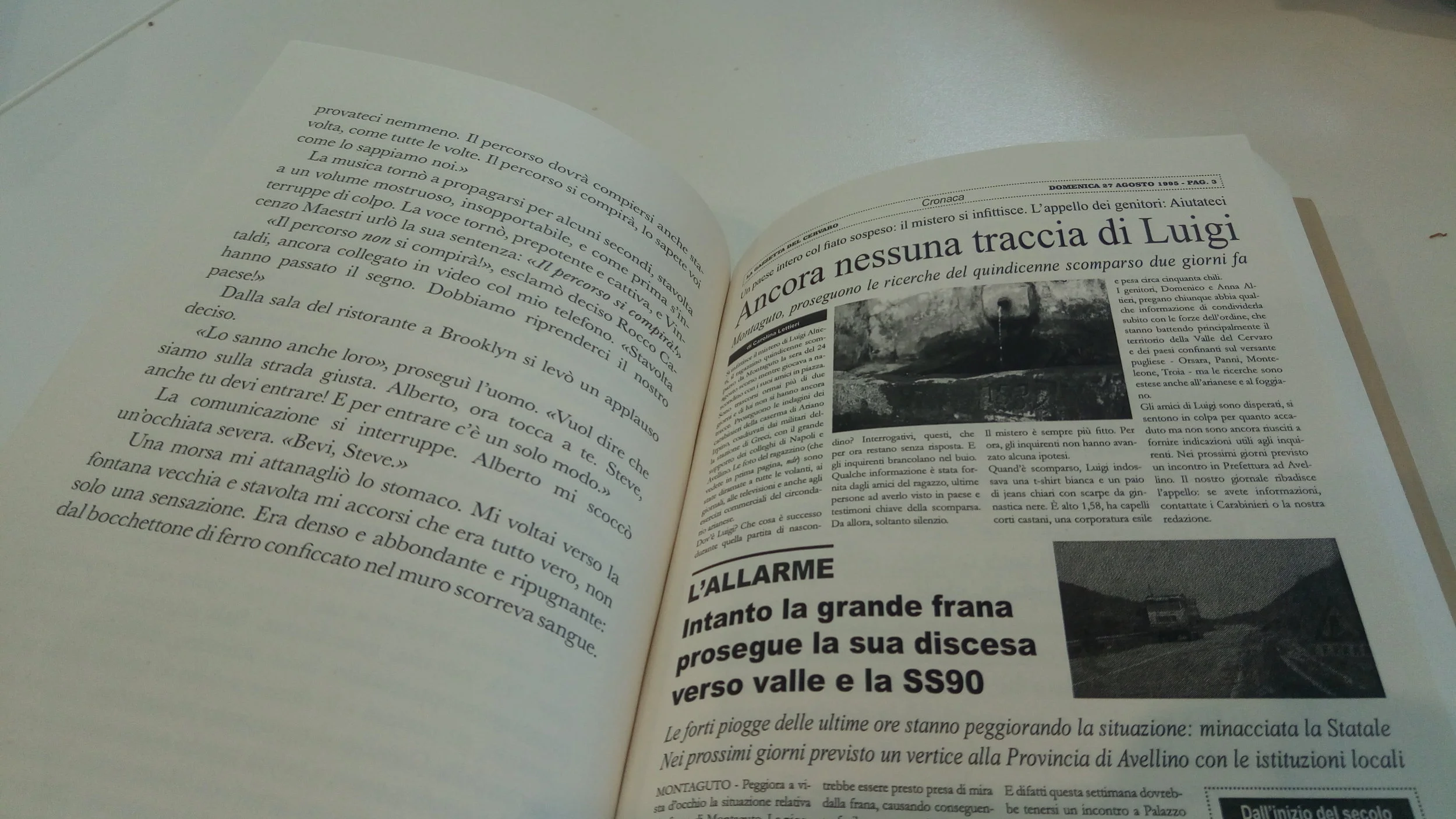 Goodbye Irpinia: la prima Paper Novel al mondo