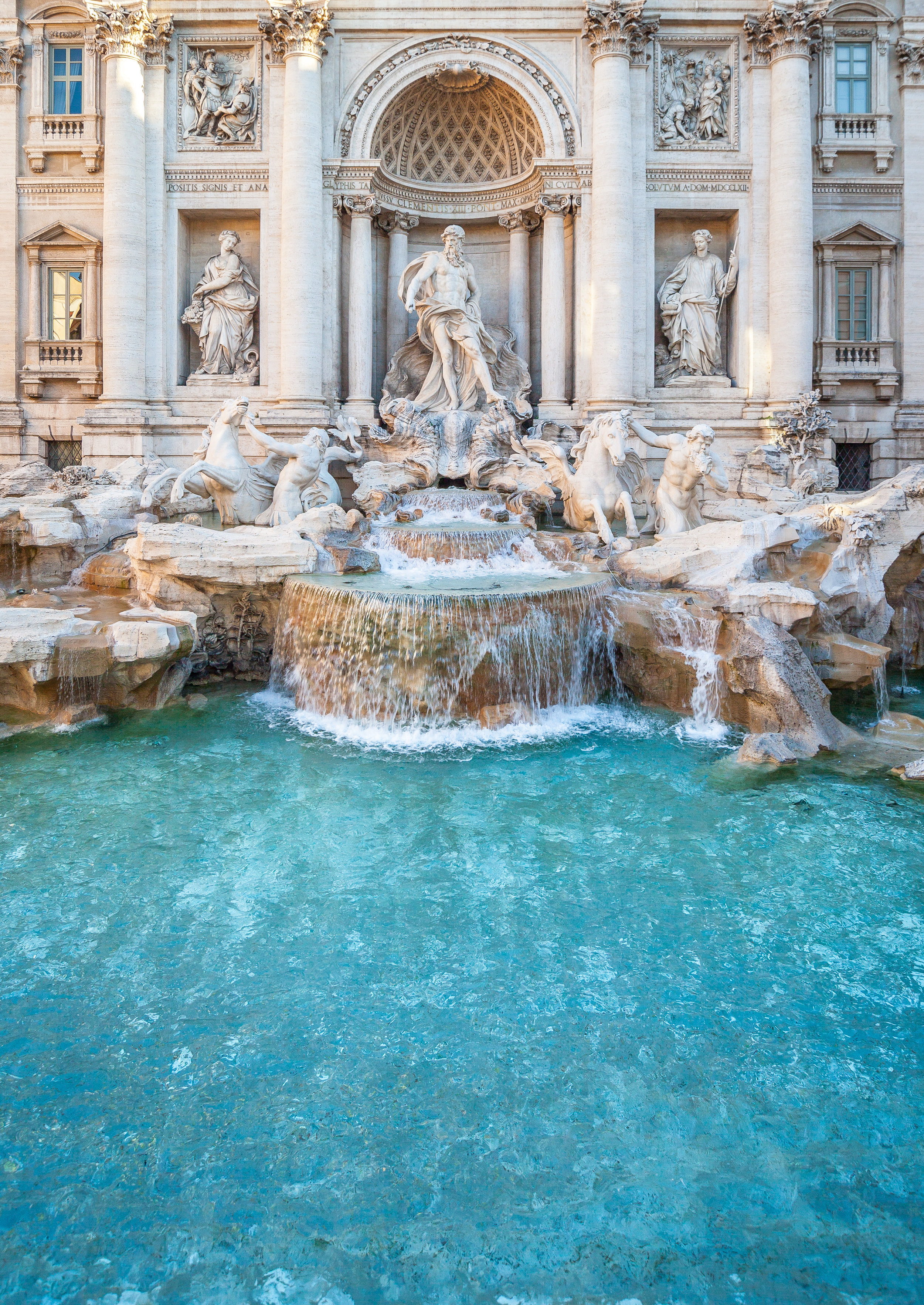 Giochi d’acqua e figure allegoriche
