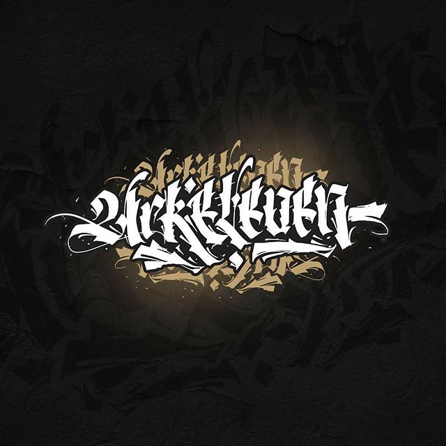 Un esempio di lettering di I-Am-Rushdog
