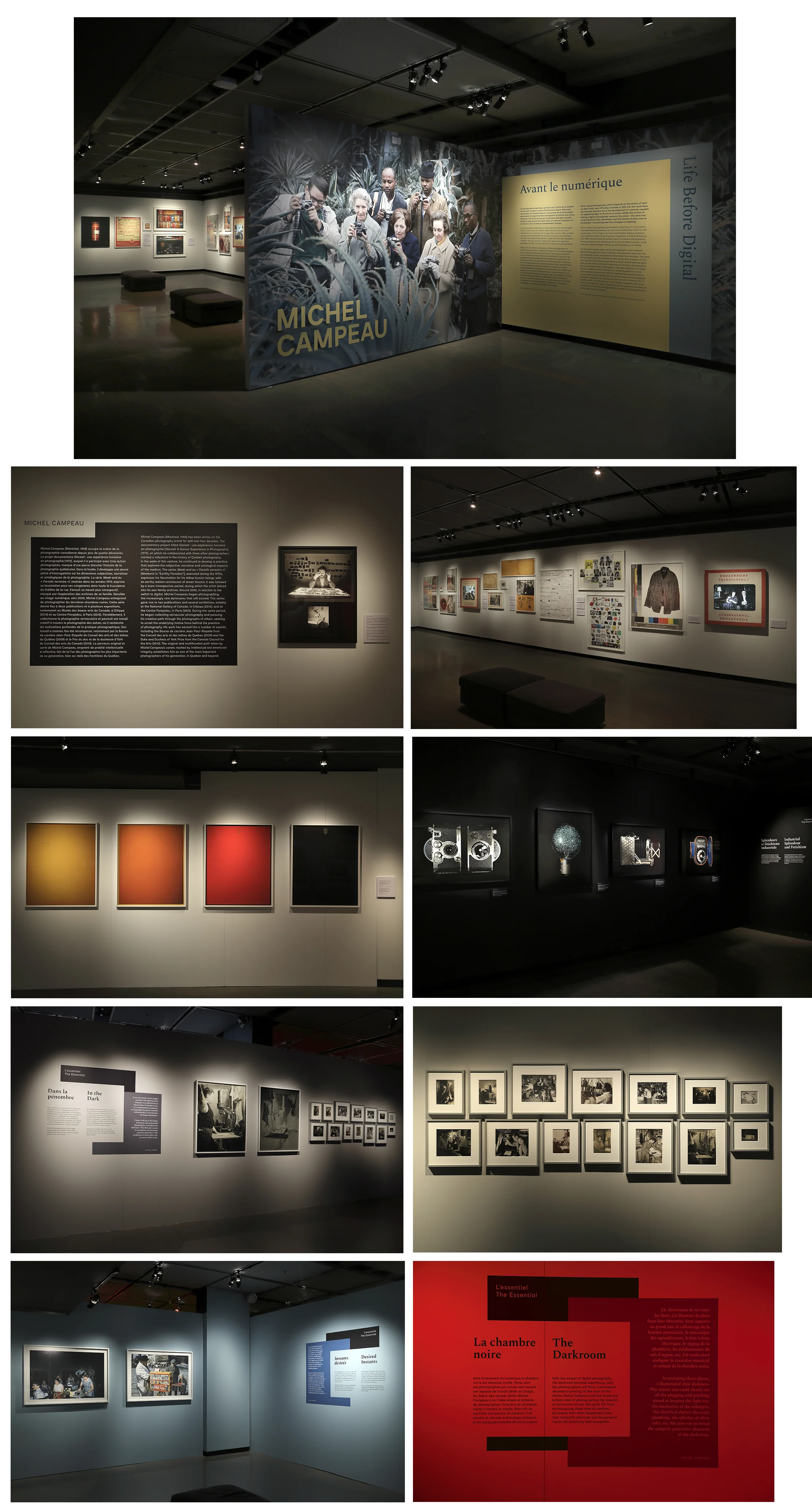 Vues de l’exposition Michel Campeau. Avant le numérique , au Musée McCord, de 16 février au 6 mai 2018, © Marilyn Aitken, Musée McCord
