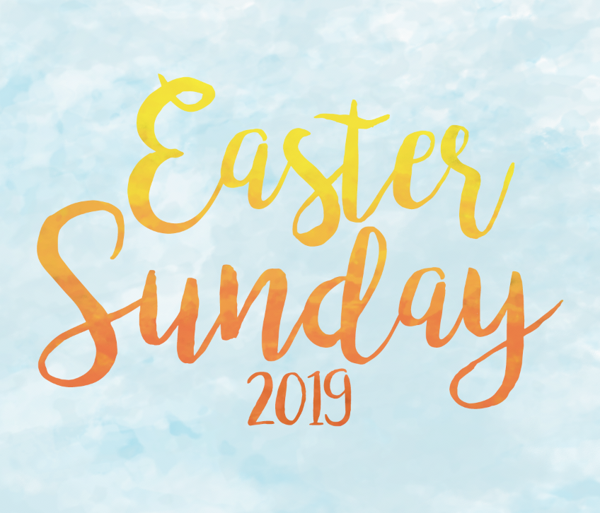 Easter and Holy Week Schedule - 2019