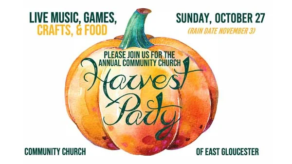 Save the date for Harvest Party 2019