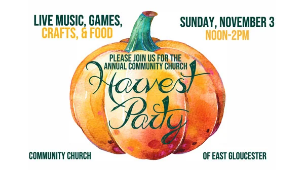 Join us for Harvest Party 2019 on Sunday, November 3!