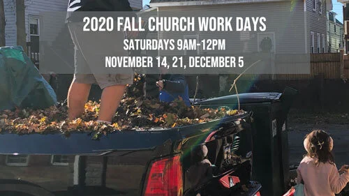 Join us for one of our upcoming Church Work Days